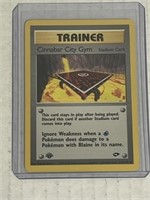 Pokemon Cinnabar City Gym 113/132 1St