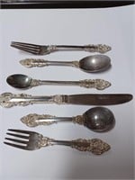 Marked Towle Forks, Spoons, Knife