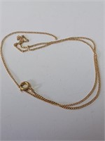 Marked 1/20 12K Gold Filled Necklace- .87g