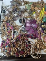 Costume Necklace Lot  to Include Beaded,