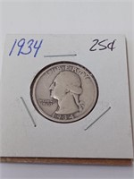 1934 Quarter