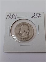 1938 Silver Quarter