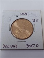 2007 One Dollar Sacagawea Coin