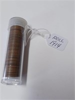 Roll of 1914 Wheat Pennies