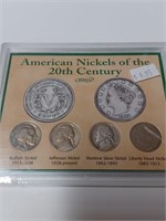 American Nickels of the 20th Century Set