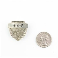 1933 Illinois Chauffer Badge #9095