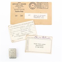 1935 Illinois Chauffer Badge #237 w Registration