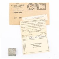 1936 Illinois Chauffer Badge #237 w Registration