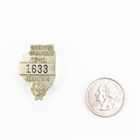 1940 Illinois Chauffer Badge #1633