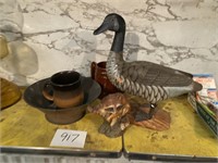 GOOSE FIGURE (AS IS) & MORE