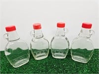 Vintage Clear Glass Bottles 4 ea Resale $28