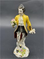 Vintage Dresden Lace Porcelain Figurine