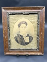 Antique Portrait - Cousin of Mary Todd Lincoln
