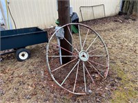 LARGE STEEL IMPLEMENT WHEEL