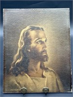 Sallman's Head of Christ Lithograph, in Six Colors