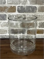 Large Round Clear Glass Flower Vase