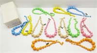 Genuine Lucite 12 Count Vintage Necklaces