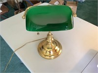 Green desk lamp 15"