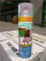 Unused Livestock Marking Paint Cases: Green