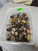 Box of lamp parts