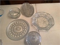 assorted glass dishes