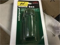 NEW!  WATERPROOF MATCH BOX
