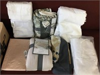 ASSORTED PILLOWCASES & SHAMS