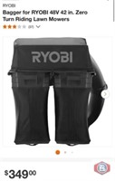 (1 pcs) RYOBI Bagger for RYOBI 48V 42 in. Zero