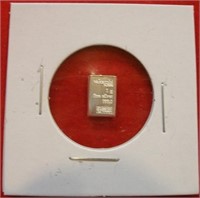 1 Gram .999 Fine Silver Bar