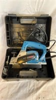 RYOBI ELECTRIC WOOD PLANER WITH CARRYING CASE