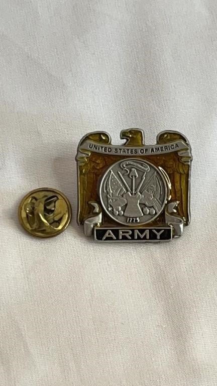EARLY COMMEMORATIVE USA ARMY PIN