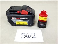 Milwaukee M18 & M12 Batteries - As Is (No Ship)