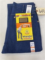 Wrangler Pro Rodeo Denim Jeans 30x38