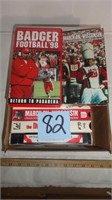 Badger Football VHS Lot
