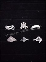 Size 8 Sterling Rings