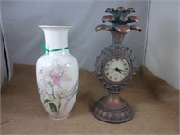 Vase & Clock