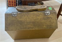 Antique shoe shine box