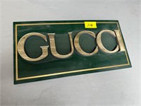 Gucci sign 24x12