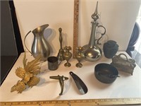 Metal and pewter lot