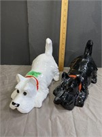 2 Dog statues- see pictures