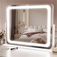 ROLOVE Vanity Mirror with Lights  22x19  White