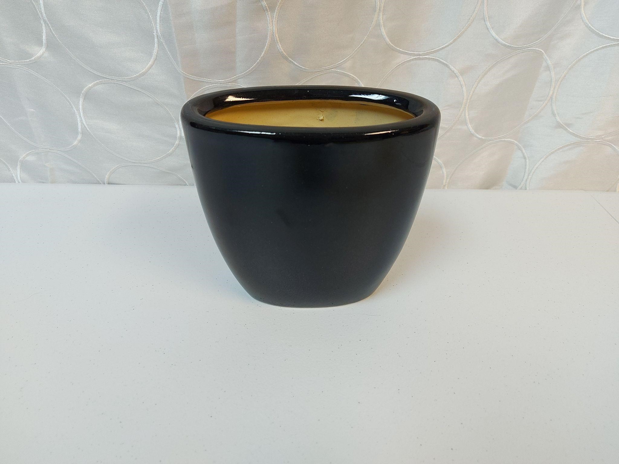 Black Flower / Plant Pot