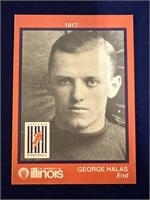 ILLINOIS FOOTBALL 1917 GEORGE HALAS 16