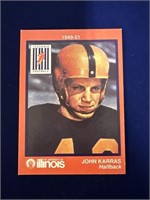 ILLINOIS FOOTBALL 1949-1951 JOHN KARRAS 21