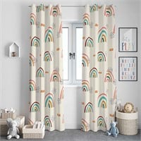 Rainbow Curtains for Kids  C1  52'x84'  2 Panels