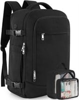 40L INC Travel Backpack  Anti-theft  Black
