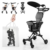 JUETKOO Light Stroller  Portable  6 lbs  Black