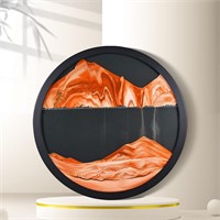 JZWLW 17.3' Sand Art 3D  Wood Frame (Orange)