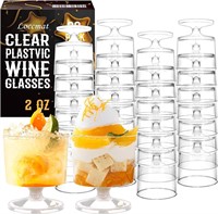 2oz Mini Dessert Cups  80 Pack - Party Ideal