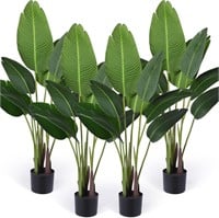 4 Pack 4 FT Artificial Bird of Paradise Plant